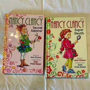 Nancy Clancy- set of 2 Hardcover Books
